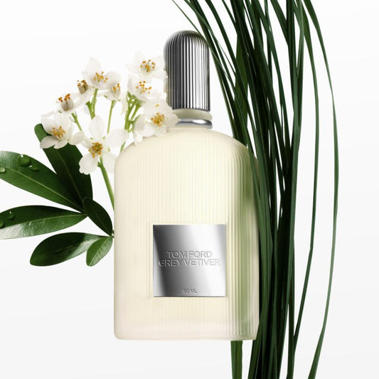 Tom Ford Grey Vetiver — ξυλώδες vetiver με άνθος πορτοκαλιάς | Scentelier